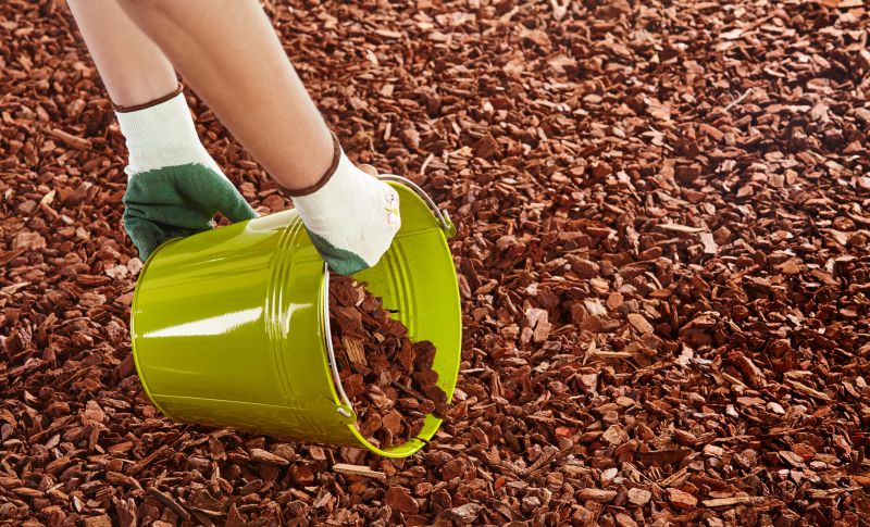 Mulch Installation Close-up